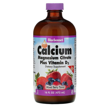 Liquid Calcium Magnesium Citrate Plus Vitamin D3 - Bluebonnet